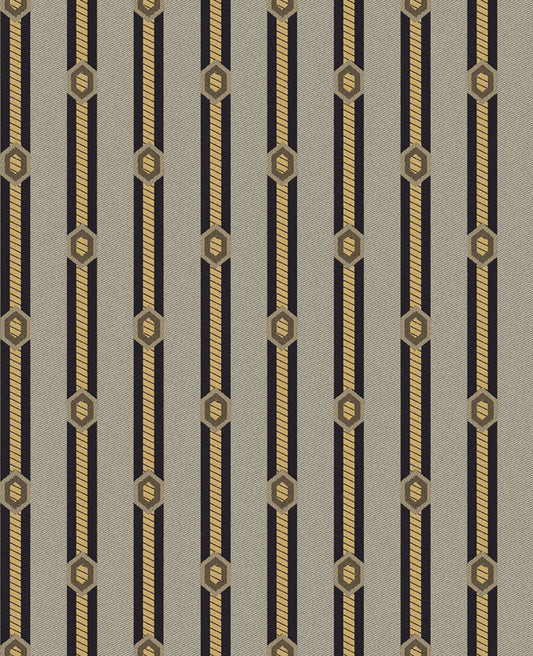 Tessuto “Diamond Stripe” Luke Hall per Rubelli