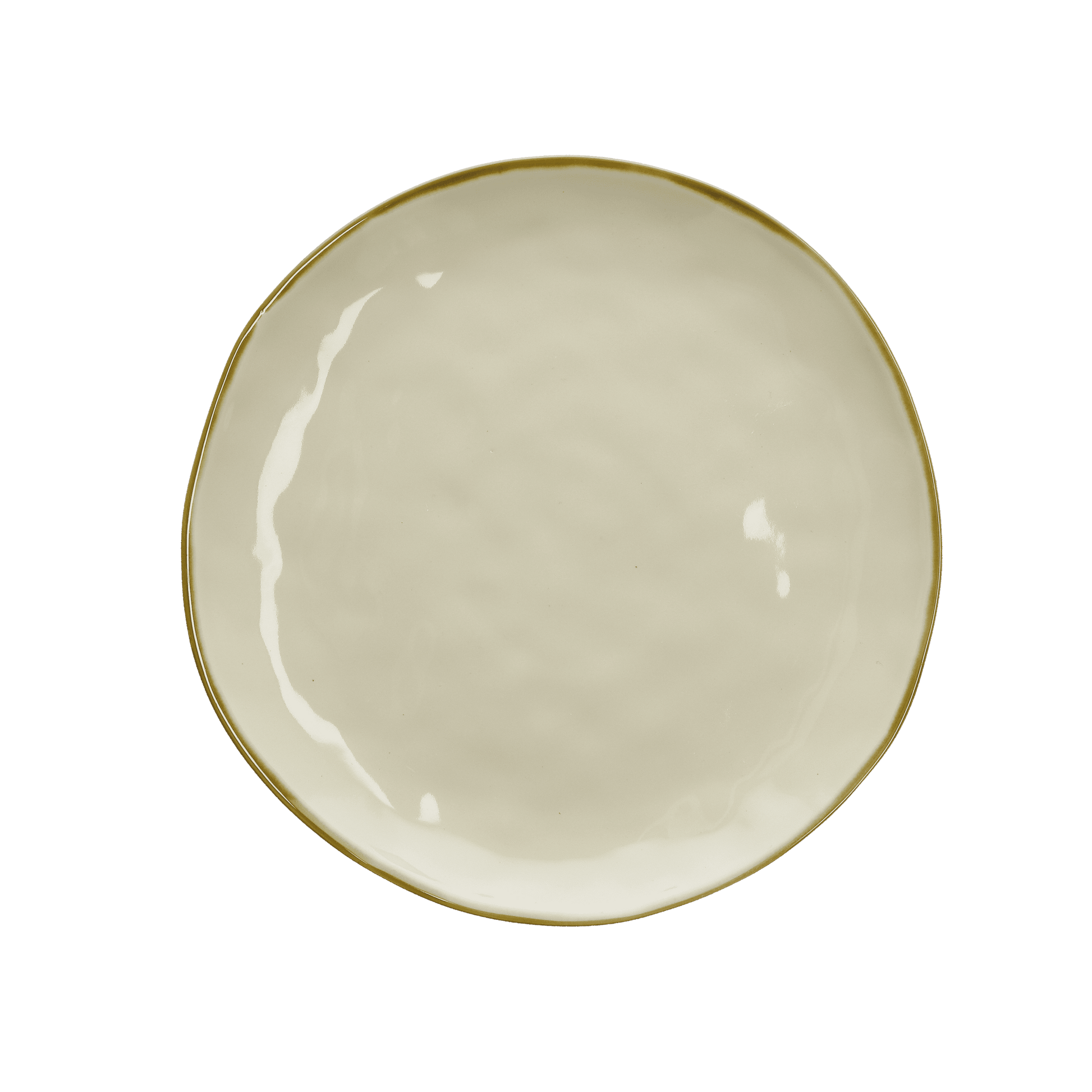 Piatto Piano Concerto Avorio Rose & Tulipani - Stoneware Mediterraneo - Foto 7