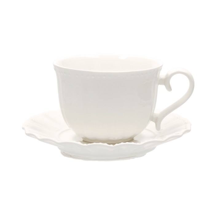 Tazza da thé collezione Ducale Porcellana Bianca